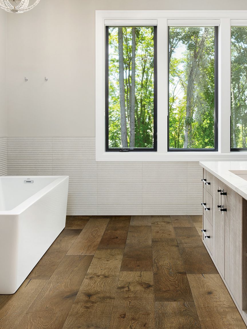 bathroom with white accents
